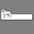 6" Ruler W/ Mastiff - Dog (Left Side Profile)